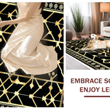 Elegant Crisscross Shell Ornamentation(Black)