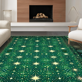 Celestial Zodiac Abstract Motif(Green)