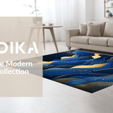 Contemporary Abstract Color Splash(Blue)