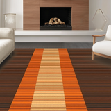 Ultra Soft Area Rug, Non Slip, Stain Resistant, Washable Area Rugs for Living Room, Bedroom, Colorful Soft Touch Design(Brown)