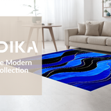 Bold Abstract Texture Harmony(Blue)