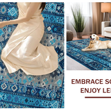 Artistic Modern Lattice Design(Blue)