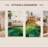 Vibrant Earthy Green Lush Feel(Green)