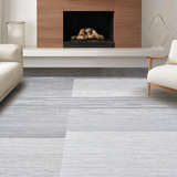 Ultra Soft Area Rug, Non Slip, Stain Resistant, Washable Area Rugs for Living Room, Bedroom, Simple Textured Modern Appeal(Gray)
