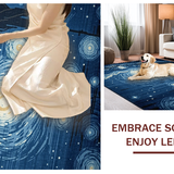 Minimalist Textured Round Accent(Blue)