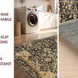 Indigo Elegant Geometric Arrangement(Beige)