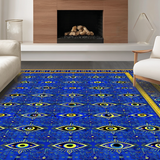 Elegant Modern Symmetrical Elements(Blue)