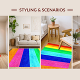 Charming Cheerful Rainbow Design(Red)