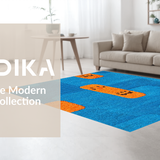 Fun Cartoon Cat Artwork Style(Blue)