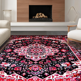 Contemporary Floral Lattice Aesthetic(Red)