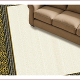 Ultra Soft Area Rug, Non Slip, Stain Resistant, Washable Area Rugs for Living Room, Bedroom, Elegant Wildlife Inspired Aesthetic(Beige)