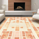 Contemporary Cream Artful Design(Beige)