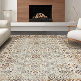 Artistic Monochrome Geometric Layout(Beige)