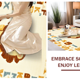 Charming Alphabetic Lion Art(Beige)