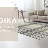 Chic Modern Geometric Contrast(Beige)