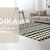 Chic Vintage Geometric Design(Black)