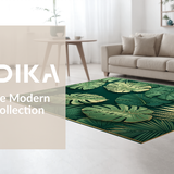 Elegant Gold Green Botanical Motif(Green)