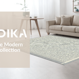 Sophisticated Abstract Diamond Motif(Beige)
