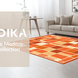 Ultra Soft Area Rug, Non Slip, Stain Resistant, Washable Area Rugs for Living Room, Bedroom, Eclectic Soft Shag Rug Style(Brown)