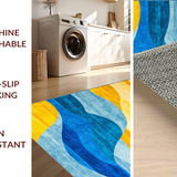 Stylish Dynamic Color Block Style(Blue)