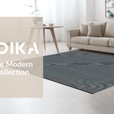 Ultra Soft Area Rug, Non Slip, Stain Resistant, Washable Area Rugs for Living Room, Bedroom, Chic Checkered Minimalist Aesthetic(Gray)