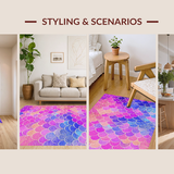 Enchanting Oceanic Scale Motif(Pink)