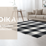 Contemporary Black White Contrast(Black)