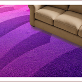 Ultra Soft Area Rug, Non Slip, Stain Resistant, Washable Area Rugs for Living Room, Bedroom, Gradient Pastel Girls Bedroom Plush Rug(Purple)