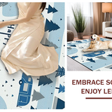 Sunny Retro Camping Iconography(Blue)