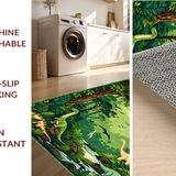 Engaging Fantasy Wilderness Illustration(Green)