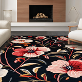 Luxurious Dark Floral Composition(Black)