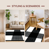 Elegant Monochrome Striped Design(Black)