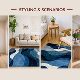 Chic Contemporary Abstract Aesthetic(Blue)