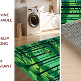 Minimalist Medallion Style with Monochrome Palette(Green)