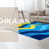 Elegant Colorful Mosaic Design(Blue)