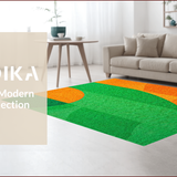 Ultra Soft Area Rug, Non Slip, Stain Resistant, Washable Area Rugs for Living Room, Bedroom, Vibrant Ombre Bedroom Nursery Non-Slip Area Carpet(Green)
