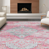 Cozy Modern Medallion Style(Pink)