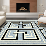 Luxurious Black and Ivory Trellis Style(Beige)