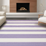 Elegant Light Purple Geometric Accents(Purple)