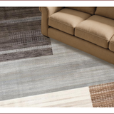 Ultra Soft Area Rug, Non Slip, Stain Resistant, Washable Area Rugs for Living Room, Bedroom, Elegant Earthy Abstract Composition(Gray)