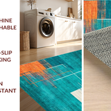 Artistic Multicolor Swirl Motif(Blue)