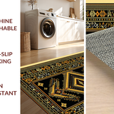 Elegant Earthy Colorful Medallion(Black)