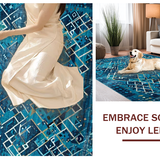 Eye catching Minimalist Medallion Theme(Blue)