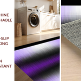Ultra Soft Area Rug, Non Slip, Stain Resistant, Washable Area Rugs for Living Room, Bedroom, Elegant Modern Artistic Composition(Purple)