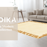 Ultra Soft Area Rug, Non Slip, Stain Resistant, Washable Area Rugs for Living Room, Bedroom, Playful Giraffe Animal Print(Beige)