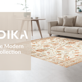 Contemporary Subtle Geometric Print(Ivory)