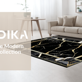 Artistic Black and Gold Fusion(Black)