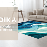 Chic Teal and White Lattice(Blue)