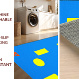 Interactive Multicolored Shape Composition(Blue)