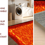 Contemporary Hot Lava Composition(Red)